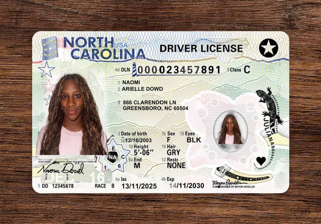 North Carolina Driver's License