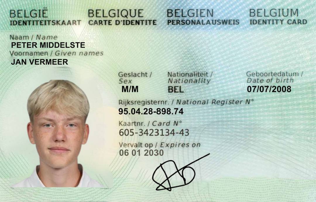 Belgium Fake ID